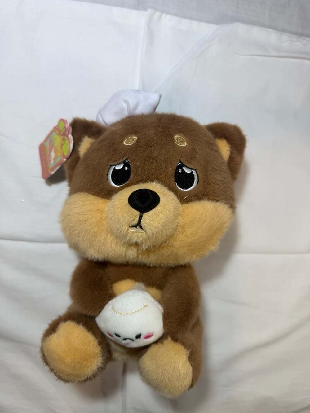 Mameshiba San Kyodai Apple House Brown Dog Plush Toy